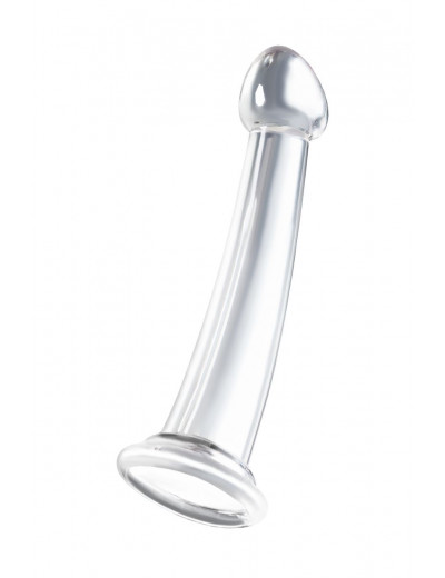 Прозрачный фаллоимитатор Jelly Dildo S - 15,5 см.