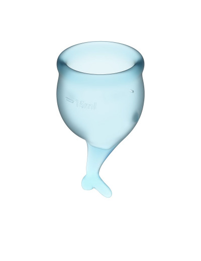 Набор голубых менструальных чаш Feel secure Menstrual Cup