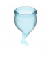 Набор голубых менструальных чаш Feel secure Menstrual Cup