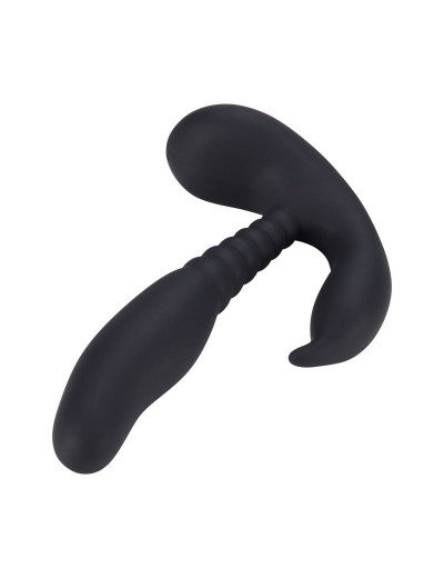 Черный стимулятор простаты Anal Pleasure Dual Vibrating Prostate Stimulator - 13,5 см.