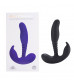 Черный стимулятор простаты Anal Pleasure Dual Vibrating Prostate Stimulator - 13,5 см.