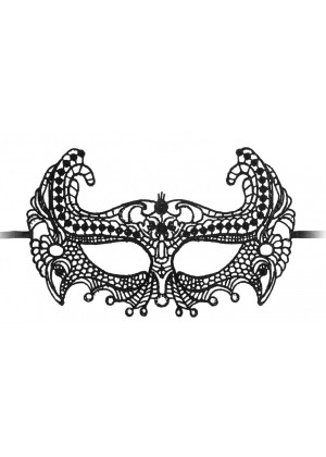 Черная кружевная маска ручной работы Empress Black Lace Mask