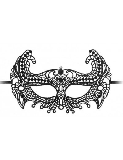 Черная кружевная маска ручной работы Empress Black Lace Mask