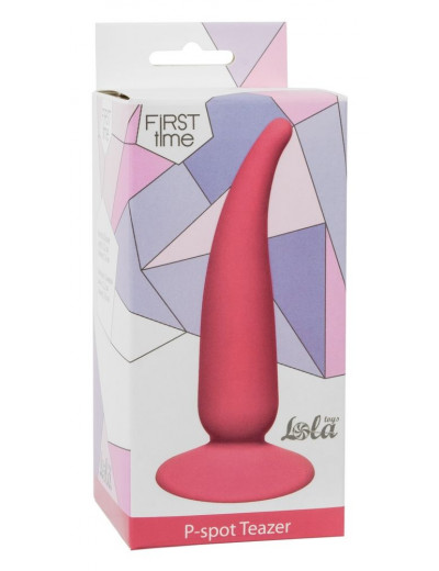 Розовая анальная пробка P-spot Teazer Pink - 12,2 см.