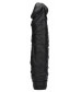 Черный вибромассажер Realisic Multispeed Vibrator - 23 см.
