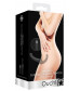 Черный безремневой вибрострапон с пультом управления Vibrating Silicone Strapless Strapon