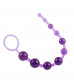 Фиолетовая анальная цепочка Sassy Anal Beads - 26,7 см.