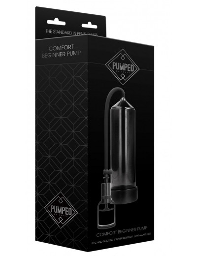 Черная вакуумная помпа с насосом в виде поршня Comfort Beginner Pump