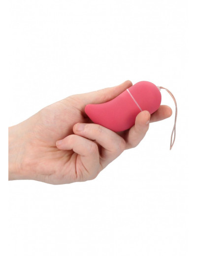 Розовое виброяйцо Vibrating G-spot Egg medium с пультом ДУ