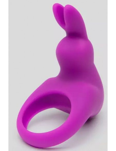 Фиолетовое эрекционное виброкольцо Happy Rabbit Cock Ring Kit