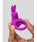 Фиолетовое эрекционное виброкольцо Happy Rabbit Cock Ring Kit