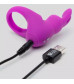 Фиолетовое эрекционное виброкольцо Happy Rabbit Cock Ring Kit