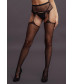 Эффектные чулки со стразами Suspender Rhinestone Pantyhose