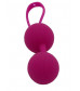Ярко-розовый набор для тренировки вагинальных мышц Kegel Balls