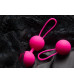 Ярко-розовый набор для тренировки вагинальных мышц Kegel Balls