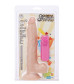 Телесный вибромассажёр на присоске G-GIRL STYLE 9INCH VIBRATING DONG - 22,9 см.