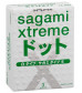 Презервативы Sagami Xtreme Type-E с точками - 3 шт.