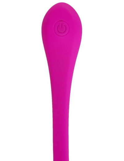 Лиловое виброяйцо Super Soft Silicone Love Ball