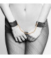 Чёрные дизайнерские наручники Desir Metallique Handcuffs Bijoux