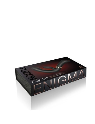Черный вибратор-кролик Enigma - 24,5 см.