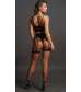 Эротический комплект из сетки Bra Set With Garters