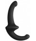 Черный безремневой страпон Silicone Strapless Strapon