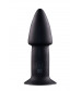Черный анальный вибратор 5INCH RECHARGEABLE BUTTPLUG - 12,7 см.