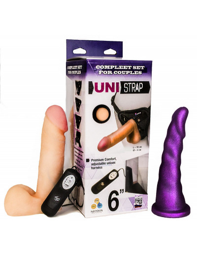 Вибрострапон с двумя насадками UniStrap - 18 и 18 см.