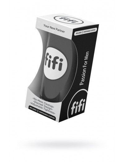 Чёрный нереалистичный мастурбатор FIFI MALE