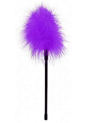 Фиолетовая пуховка Feather - 27 см.