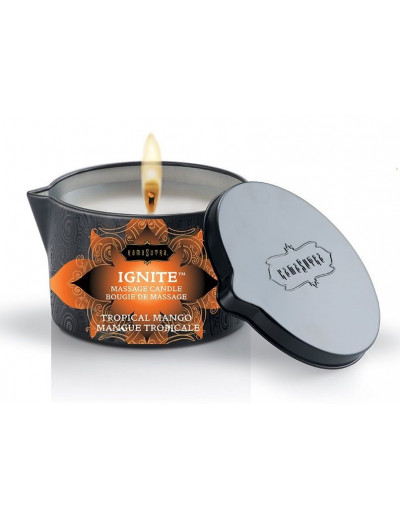 Массажная свеча Ignite Tropical Mango с ароматом манго - 170 гр.