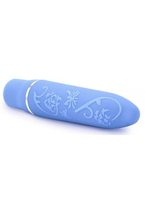 Голубая вибропуля Bliss Vibe - 10,1 см.