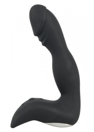 Черный перезаряжаемый вибростимулятор простаты Rechargeable Prostate Stimulator