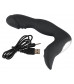 Черный перезаряжаемый вибростимулятор простаты Rechargeable Prostate Stimulator