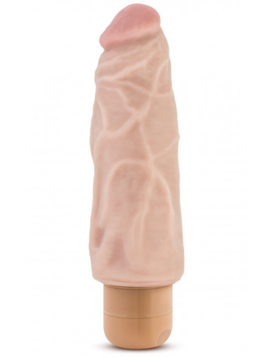 Рельефный вибратор-реалистик Dr. Skin Cock Vibe 9 - 17,8 см.