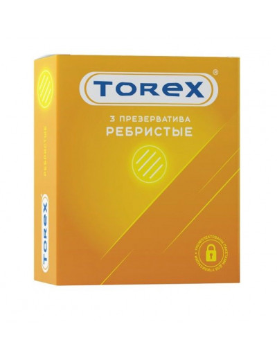 Текстурированные презервативы Torex  Ребристые  - 3 шт.