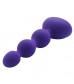 Фиолетовый анальный вибростимулятор Anal Beads S - 14,5 см.
