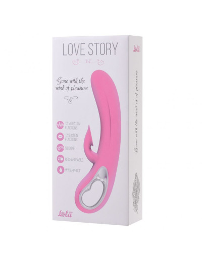 Вибратор Love story Gone with the wind of pleasure - 21 см.