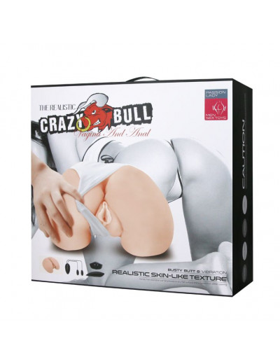 Вагина и анус с вибрацией CrazyBull Vagina and Anal
