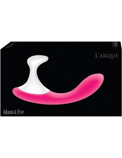 Розовый вибростимулятор простаты LArque Prostate Massager - 17,8 см.