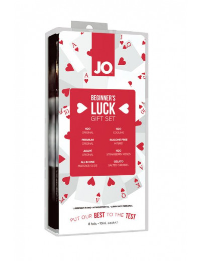 Подарочный набор смазок Beginner’s Luck Kit – 8 саше по 3 мл.