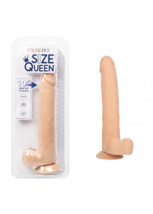 Телесный фаллоимитатор-гигант Size Queen 10  - 30,5 см.