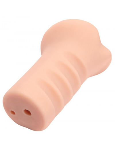 Мастурбатор-вагина Ribbed Pussy Stroker с рёбрышками внутри тоннеля