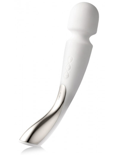 Профессиональный массажер Smart Wand Medium белого цвета
