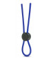 Синее эрекционное лассо Silicone Loop Cock Ring