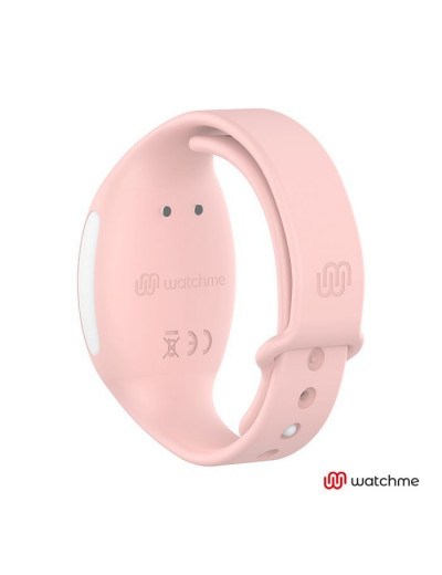 Зеленое виброяйцо с нежно-розовым пультом-часами Wearwatch Egg Wireless Watchme