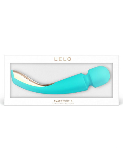Аквамариновый вибромассажёр Smart Wand 2