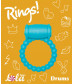 Голубое эрекционное кольцо Rings Drums