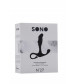 Чёрный анальный массажер простаты Prostate Massager No.27 - 12,5 см.
