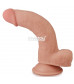 Телесный фаллоимитатор Sliding Skin Dual-Layered 8.0 - 20 см.